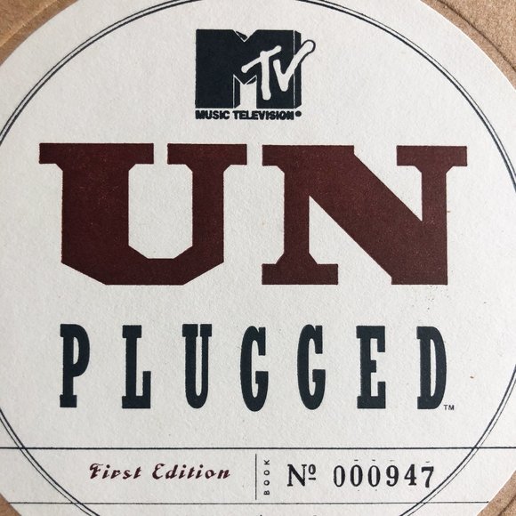 "MTV Unplugged" Spiral bound guitar body shaped book. 1st Edition & Numbered NEW - Picture 5 of 7